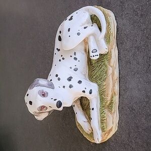 Vintage Homco Dalmation Dog Porcelain Bisque Figurine - #1403